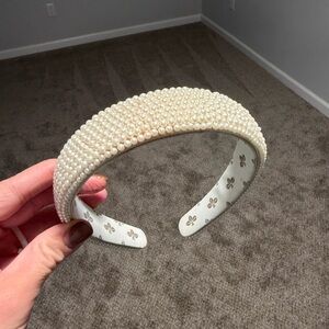 Madewell Pearl-Embellished Headband